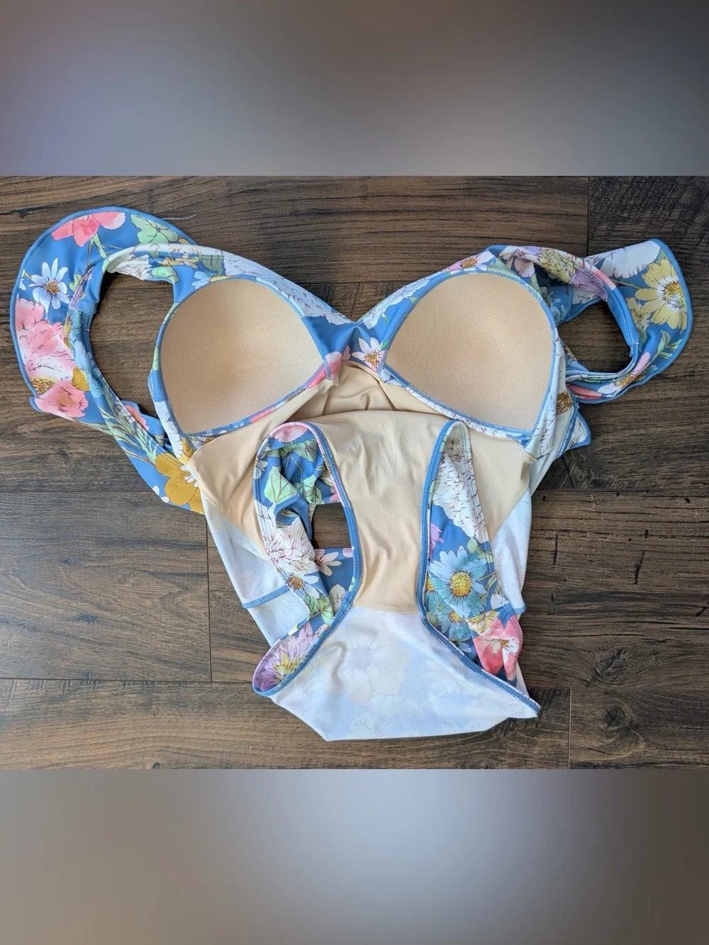 Summersalt The Ruffle Backflip Amelie Floral Print Size 14